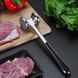 Молоток металический двусторонний для отбивания мяса с антискользящей ручкой 22 см 86816 фото 1