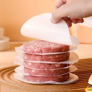 Бумага для котлет, гамбургеров силиконизированная &Oslash;110 мм, 39 г/м2, 500 шт 87429 фото