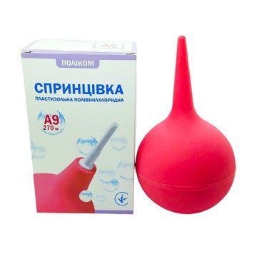 Спринцівка Поліком А12 з м'яким наконечником, 360 мл 86461 фото