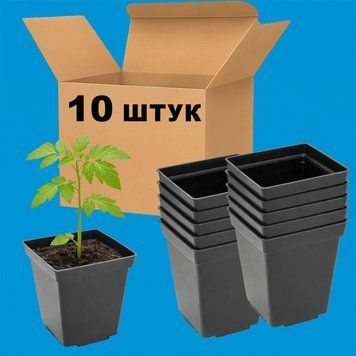 Горшок для рассады с толстой стенкой 0.5 л, набор 10 шт. 88385 фото
