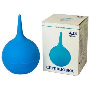 Спринцівка Поліком А20 з м'яким наконечником, 750 мл 86464 фото