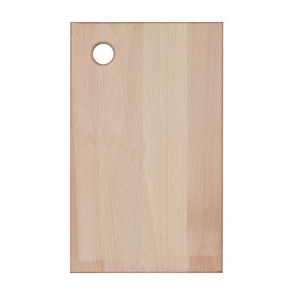 Дошка кухонна обробна дерев'яна з бука 18х30 см Wood&Steel 83467 фото