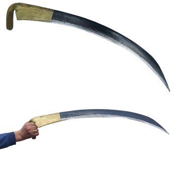 Кованая ручная заточенная турецкая садовая коса Gunas 80 см 84503 фото