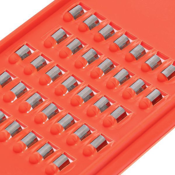Тертка універсальна пластмасова двостороння для овочів по-корейськи і дитячого харчування 24.5x9 см 86300 фото