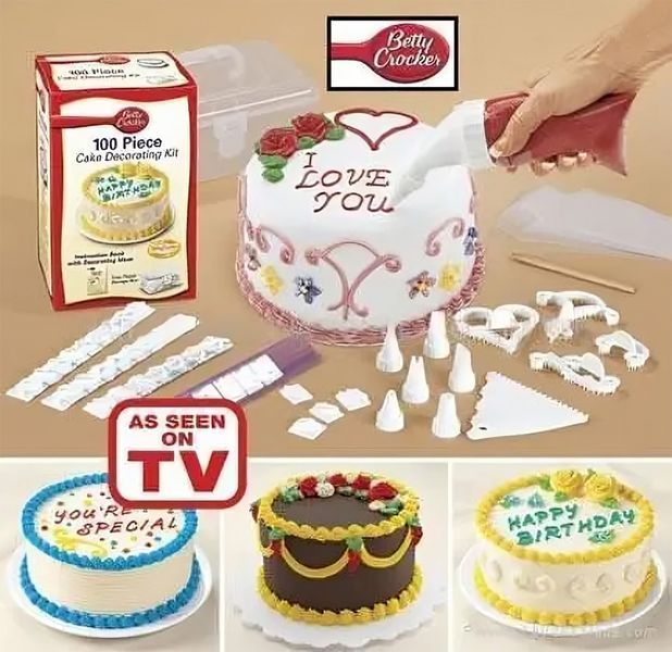 Набір для прикрашання та декорування тортів Cake Decorator 100 предметів 86392 фото