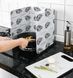 Складной алюминиевый защитный экран для газовой плиты от разбрызгивания масла заслонка сковороды Листья пальмы 87080 фото 6