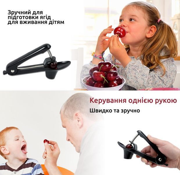 Вишнечистка вишнедавка прилад для видалення кісточок з вишні, черешні, маслин 85346 фото