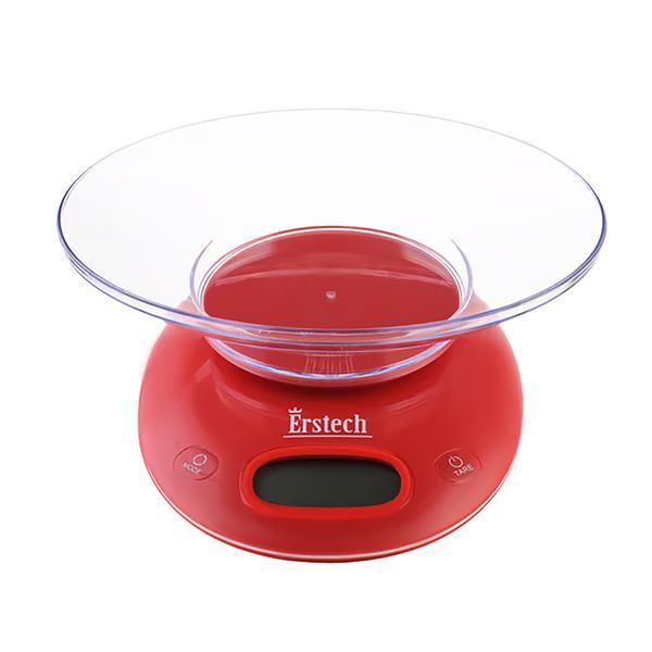 Ваги кухонні електронні з чашею до 5 кг ERSTECH EKS-5181_RED 87292 фото