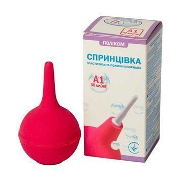 Спринцівка Поліком А1 дитяча з м'яким наконечником, 30 мл 83674 фото
