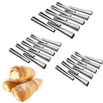 Кондитерские конусы для выпечки трубочек &laquo;Канноли&raquo; 10 см / 12 см / 14 см (30 штук) 86985 фото