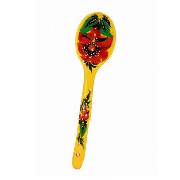 Дерев'яна розписна ложка 21 см "Хохлома №5" 87827 фото
