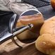 Роликовий ніж для піци з гострим лезом з нержавіючої сталі та силіконовою ручкою, що не ковзає 87293 фото 4