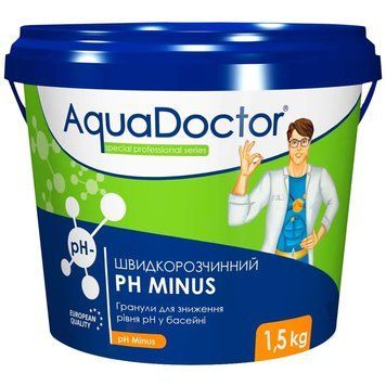 Засіб для зниження pH AquaDoctor pH Minus 1.5 кг в гранулах 88494 фото
