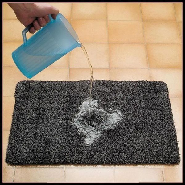 Супервпитывающий придверный коврик для пола Clean Step Mat 45x70 см 86032 фото