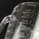 Стакан мерный пластмассовый прозрачный с ручкой для пищевых продуктов 250 мл 87920 фото 4