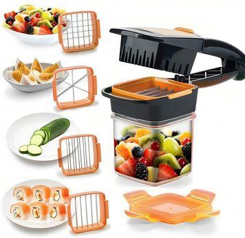 Универсальная овощерезка измельчитель Nicer Dicer Quick 5 в 1 мультислайсер 84333 фото