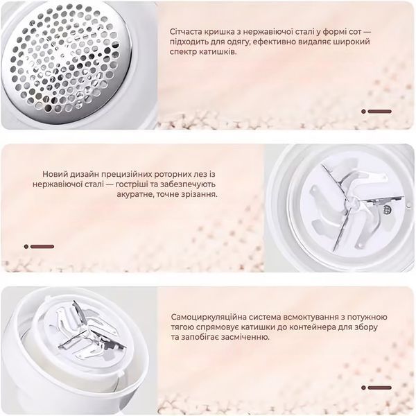 Машинка для стрижки удаления катышков с одежды USB Type-C 88213 фото