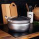 Кастрюля сферическая матовая алюминиевая с крышкой и двумя металлическими ручками 6.4 л Interos 86217 фото 1