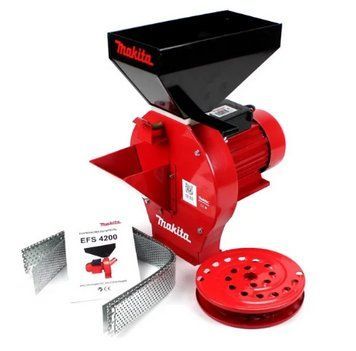 Зернодробилка кормоизмельчитель Makita EFS 4200 (3 кВт, 200 кг/ч) 83210 фото