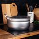 Кастрюля сферическая матовая алюминиевая с крышкой и двумя металлическими ручками 4.5 л Interos 86216 фото 10