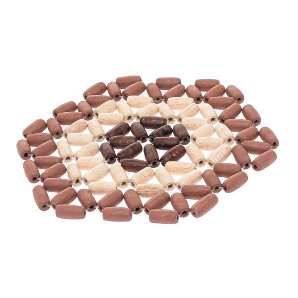 Гнучка підставка дерев'яна під двостороння гаряче 18 &times; 16,5 см 88357 фото