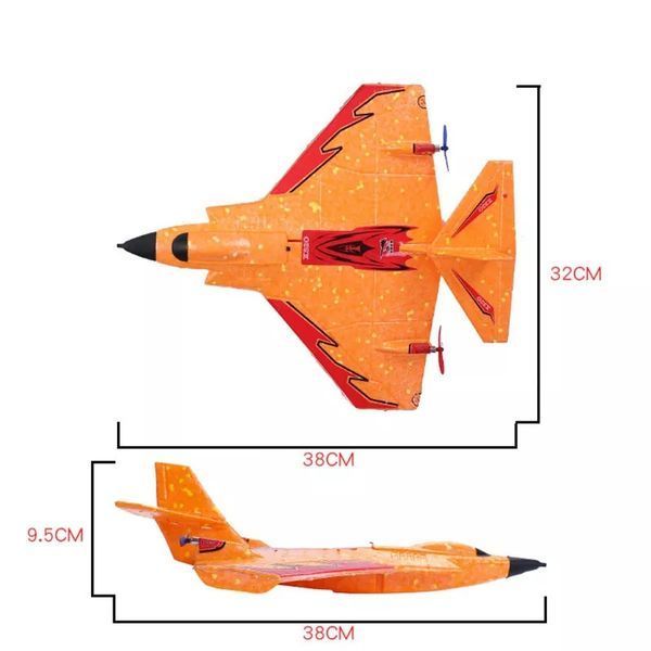 Літак на радіокеруванні X-320 Mini зі світлодіодним підсвічуванням 83069 фото
