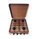Настольная газовая плита ViLgrand VGP-4042 Brown с крышкой на 4 конфорки 88099 фото 6