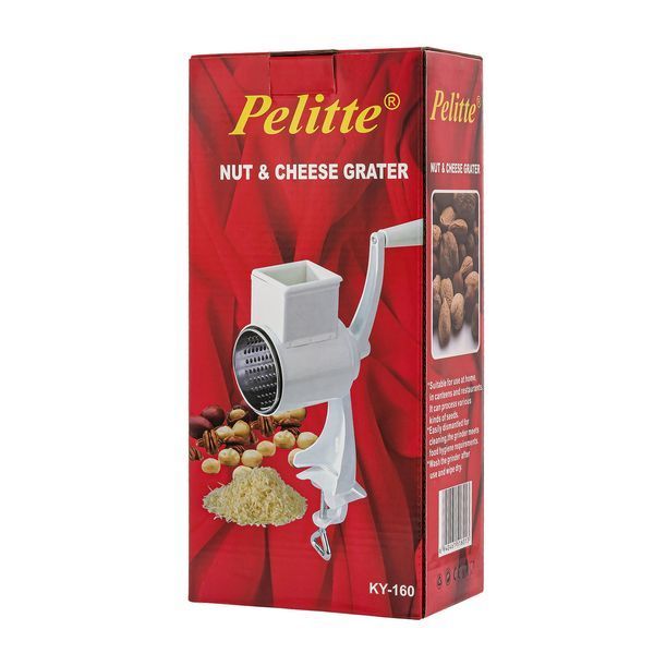 Ручний млин терка для горіхів, шоколаду, сиру Pelitte 86087 фото