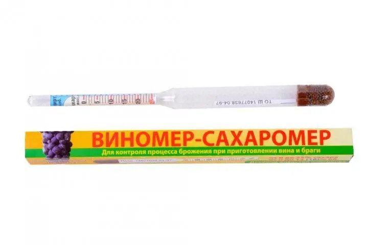 Комплект побутовий спиртомір 0-96&deg; + чарочний 0-96&deg; + ареометр-виномір побутовий (0-12&deg; спирт, 0-25% цукор) 83953 фото