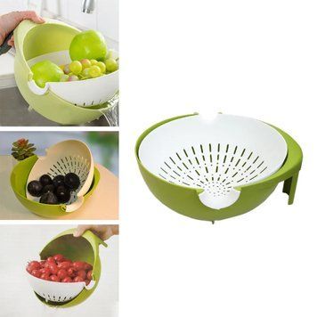 Миска ковш друшляк 2 в1 MESH STRAINER Drain Basket 84557 фото