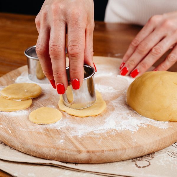 Металеві форми кільця для вирізки тіста (вареників, пельменів, печива) 2 шт. у наборі висота 4 см 83684 фото