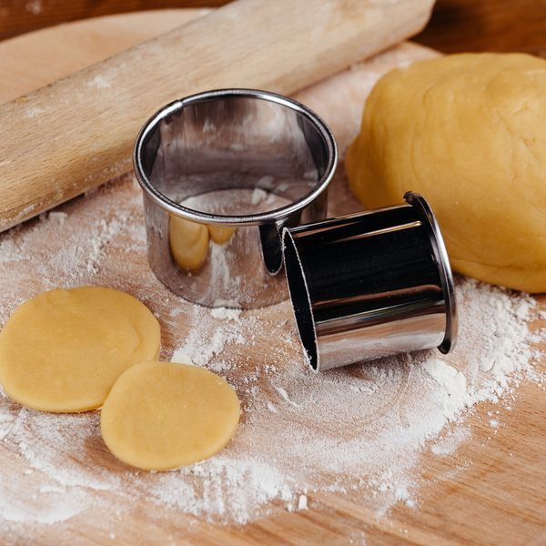 Металеві форми кільця для вирізки тіста (вареників, пельменів, печива) 2 шт. у наборі висота 4 см 83684 фото