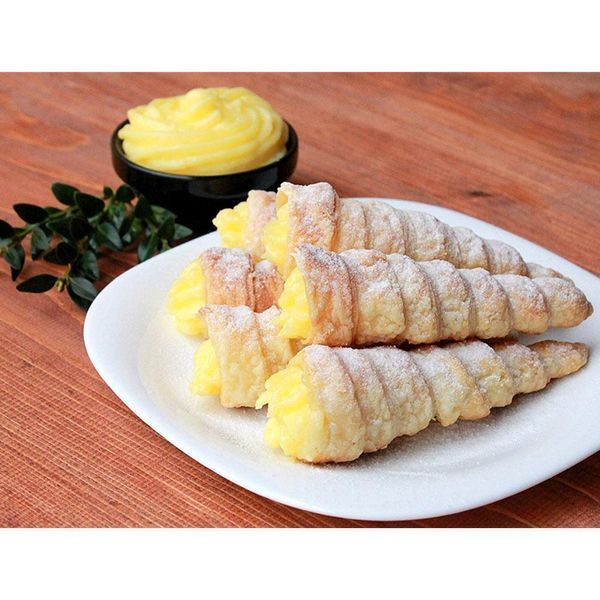 Кондитерський конус для випікання трубочок Каннолі "Bake Horn" з нержавіючої сталі 145 мм 84754 фото