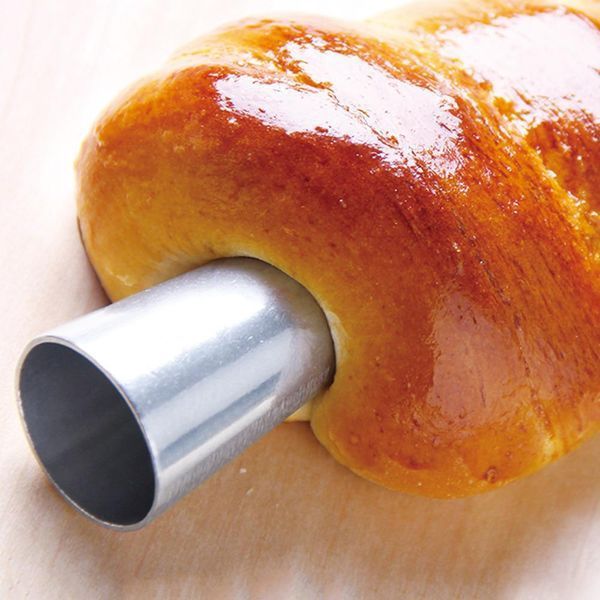 Кондитерські конуси для випікання трубочок Каннолі "Bake Horn" з нержавіючої сталі 145 мм (10 штук) 84755 фото