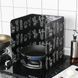 Складной алюминиевый защитный экран для газовой плиты от разбрызгивания масла заслонка для сковороды Кактусы Уценка u86848 фото 1