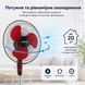 Вентилятор підлоговий SeaBreeze SB-035B 50 Вт, 2 швидкості, автоповорот, регульована висота, червоний 88536 фото 4