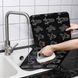 Складной алюминиевый защитный экран для газовой плиты от разбрызгивания масла заслонка для сковороды Кактусы Уценка u86848 фото 10